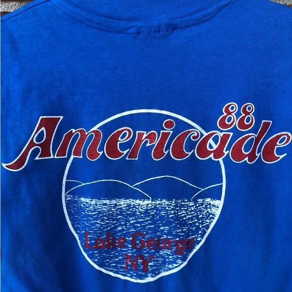 1988 Americade Vintage t-shirt 80s novelty Honda motorcycle 1980s single stitch - Picture 6 of 11